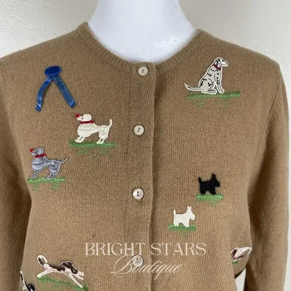 Extremely Rare Vintage Dog Cardigan Brown ASO Willow Buffy the Vampire Slayer - Picture 8 of 16